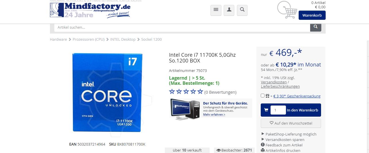 Intel Core i7-11700K