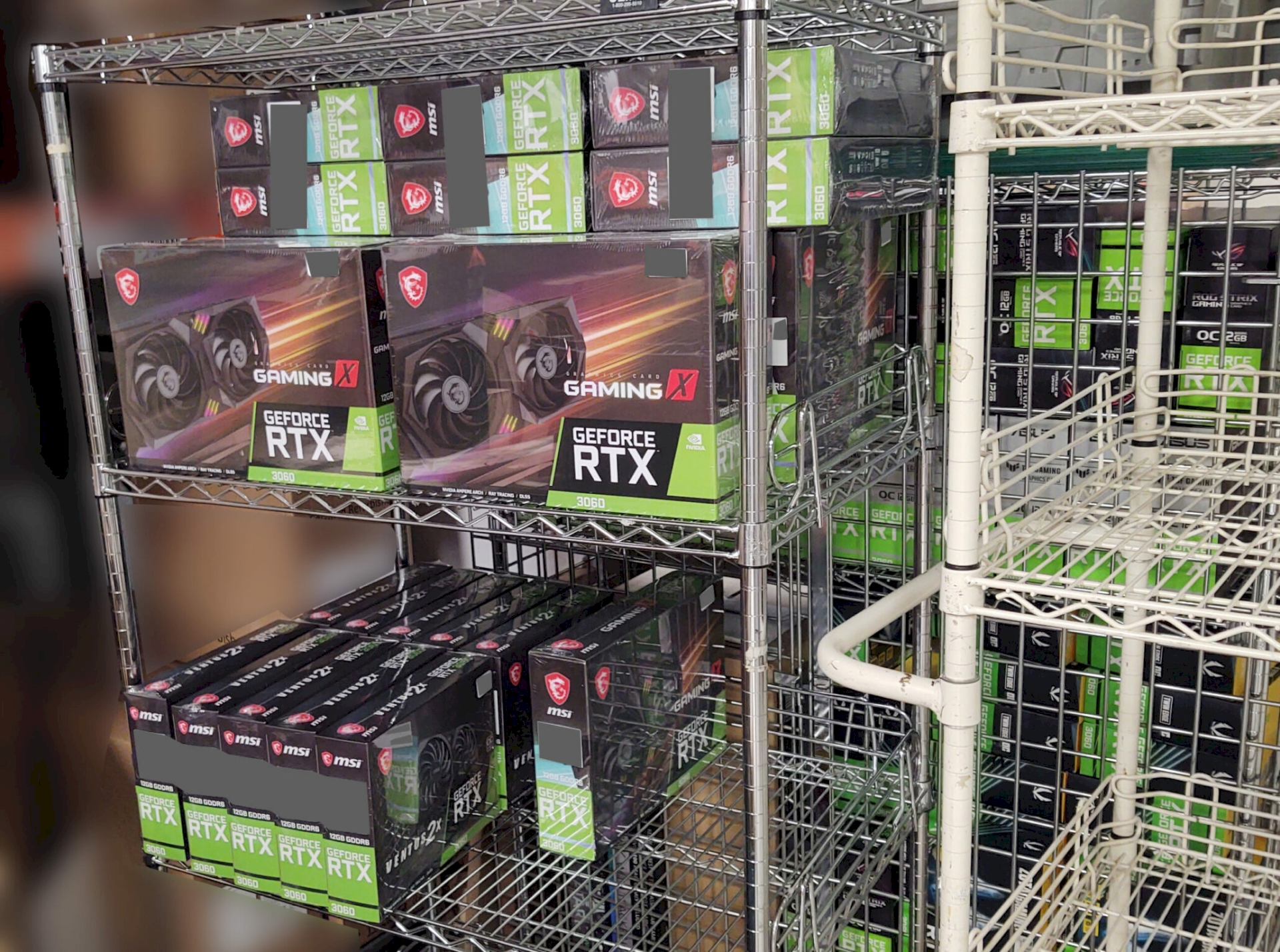 الكشف عن أسعار بطاقات RTX 3060 من أسوس، زوتاك وMSI مع صورهم