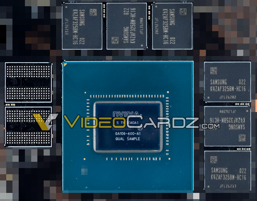 تسريب صور شريحة GA106 من شركة NVIDIA القادمة للفئة المتوسطة