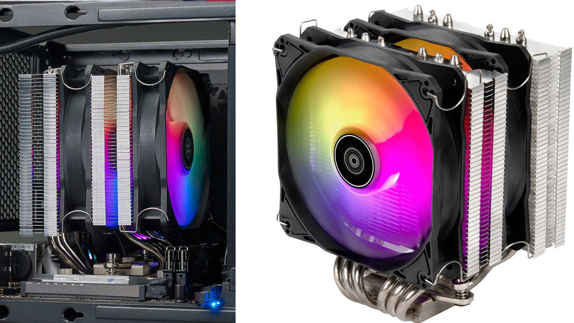 SilverStone تدشن المشتت الهوائي Hydrogon D120 ARGB