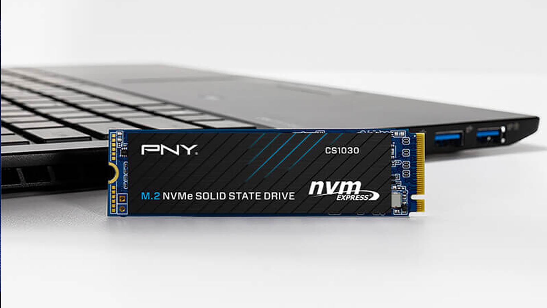 شركة PNY تعلن عن سلسلة CS1030 من أقراص M.2 NVMe SSD منخفضة السعر
