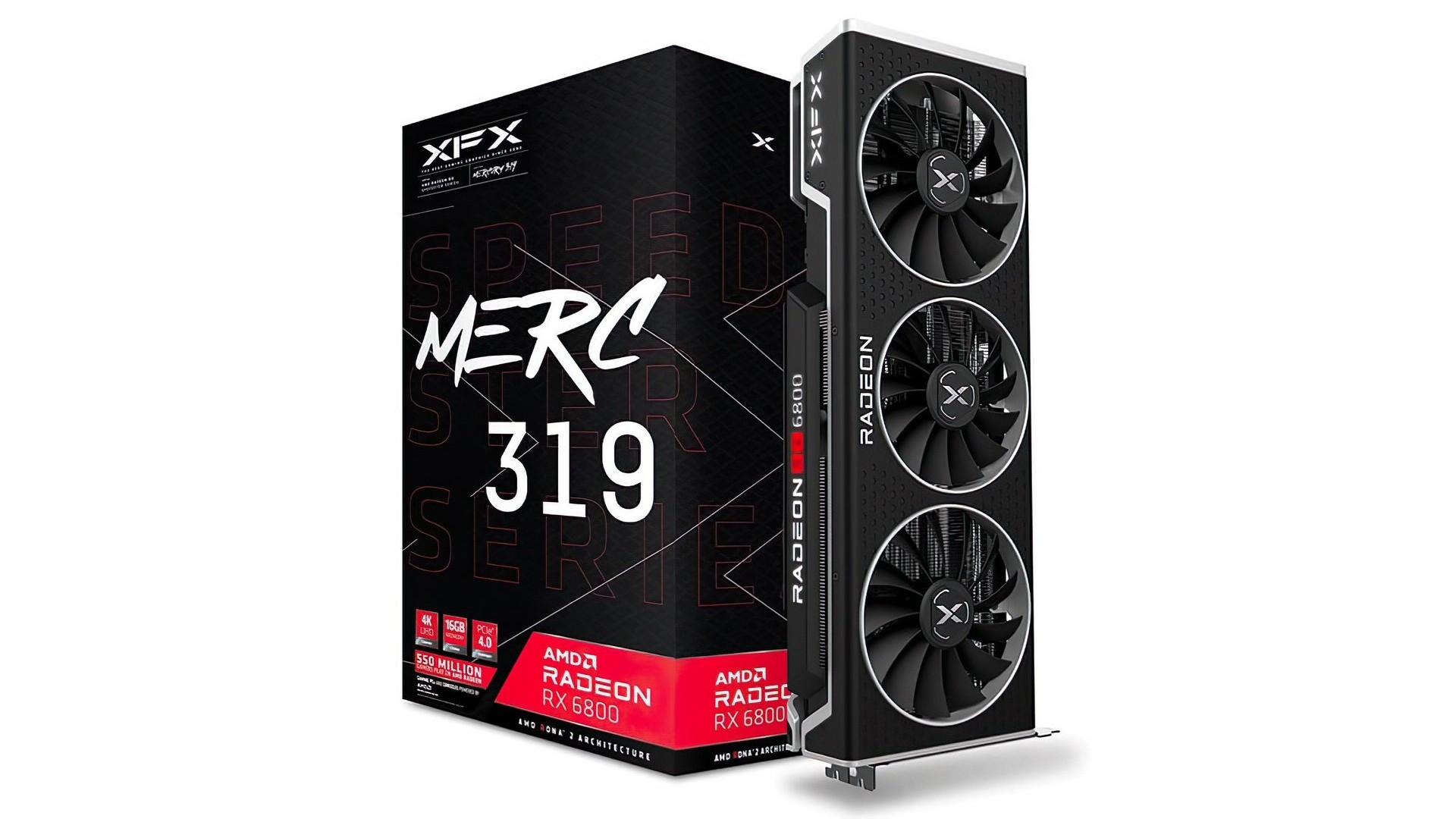 تسريب الصورة الأولى للبطاقة الرسومية XFX Radeon RX 6800 QICK 319