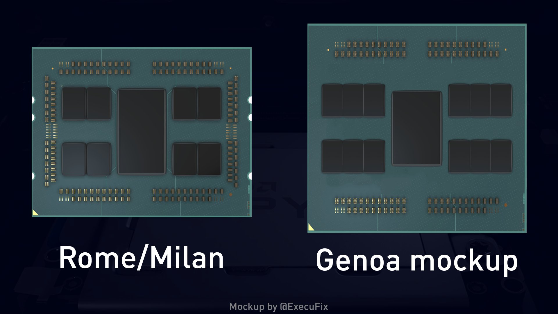 تسريب: معالجات AMD Genoa ستأتي بعدد 96 نواة Zen4 ودعم PCIe 5.0 و DDR5
