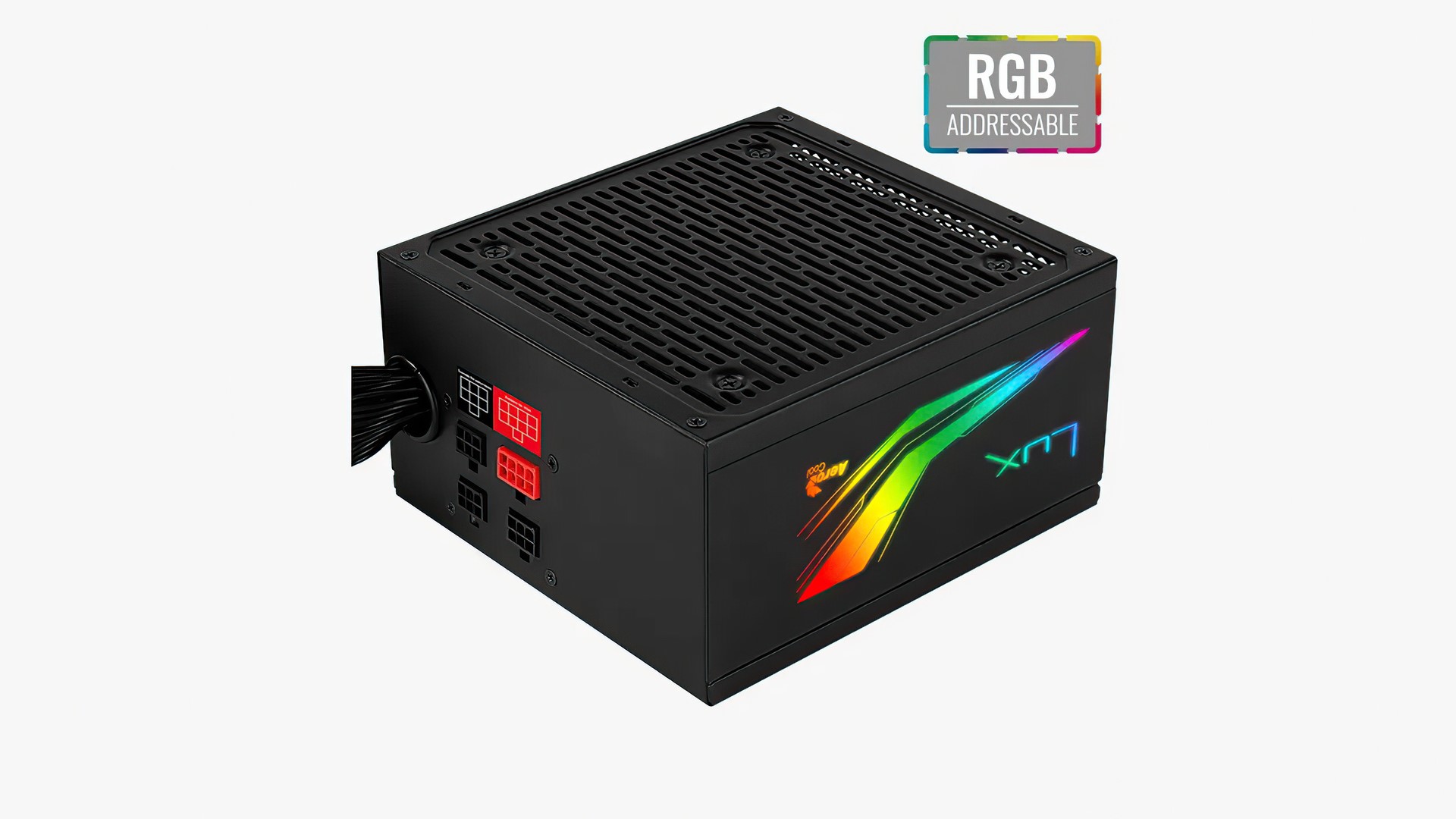 شركة AeroCool تعلن عن مزود الطاقة LUX RGB 850M مع إضاءة RGB