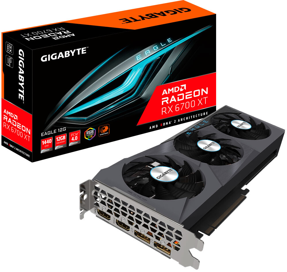 شركة GIGABYTE تعلن عن تشكيلتها من بطاقات AMD Radeon RX 6700 XT