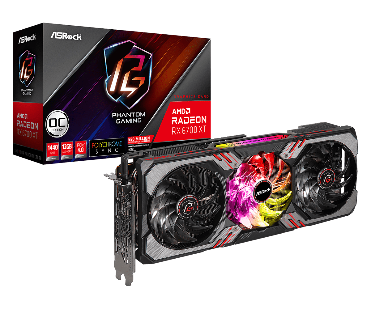 شركة ASRock تعلن عن سلسلة بطاقات RX 6700 XT بخيارات متنوعة لكل الفئات