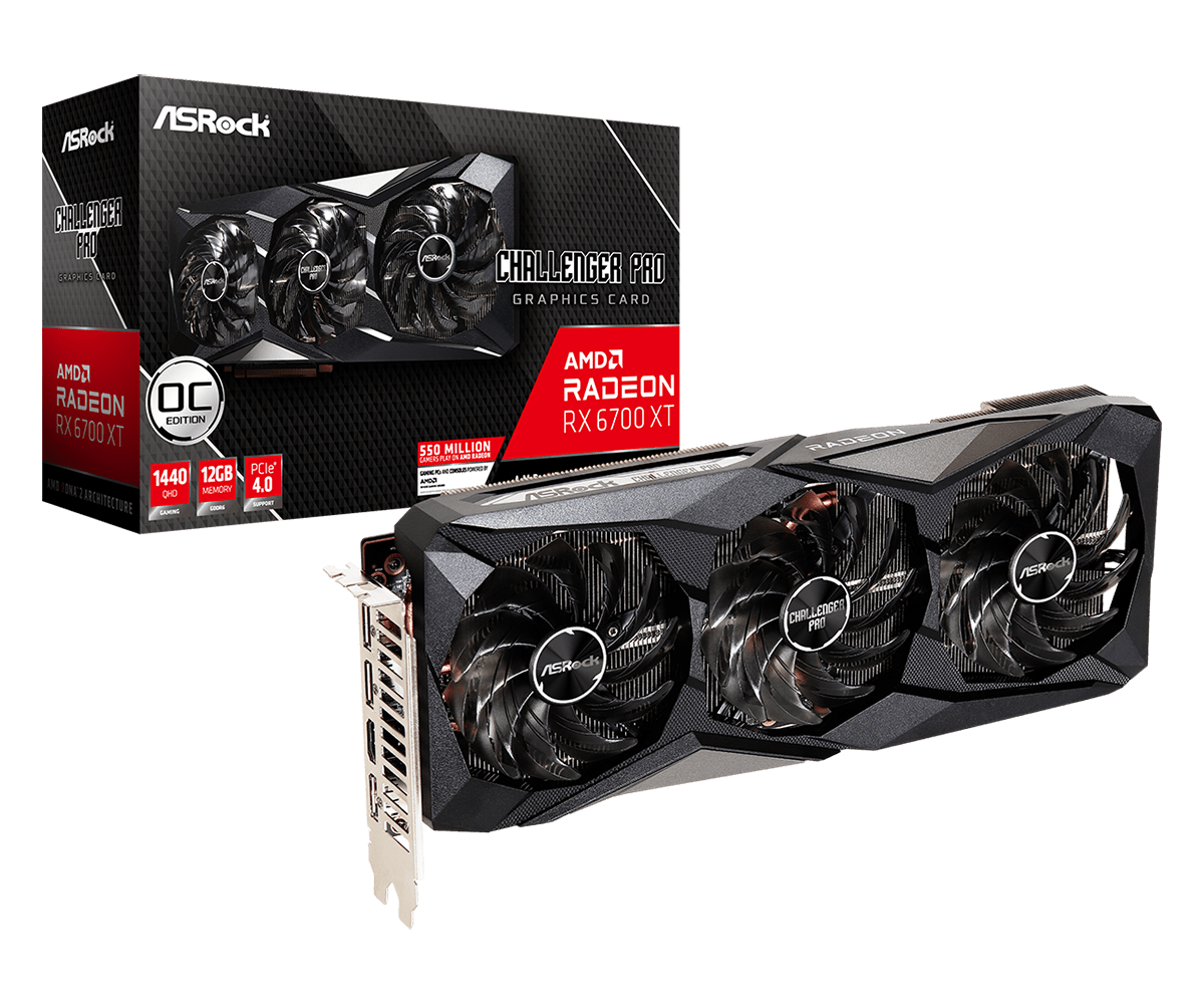 شركة ASRock تعلن عن سلسلة بطاقات RX 6700 XT بخيارات متنوعة لكل الفئات