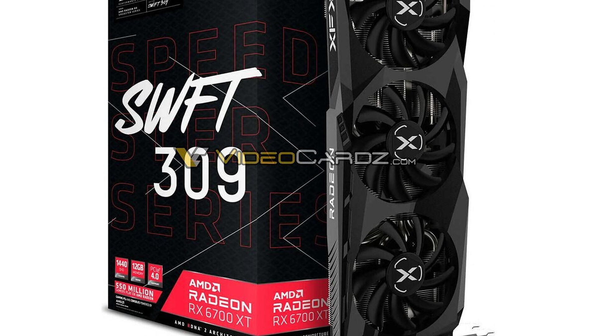 شركة XFX تُعد نسخة Speedster SWFT309 من البطاقة الرسومية RX 6700 XT
