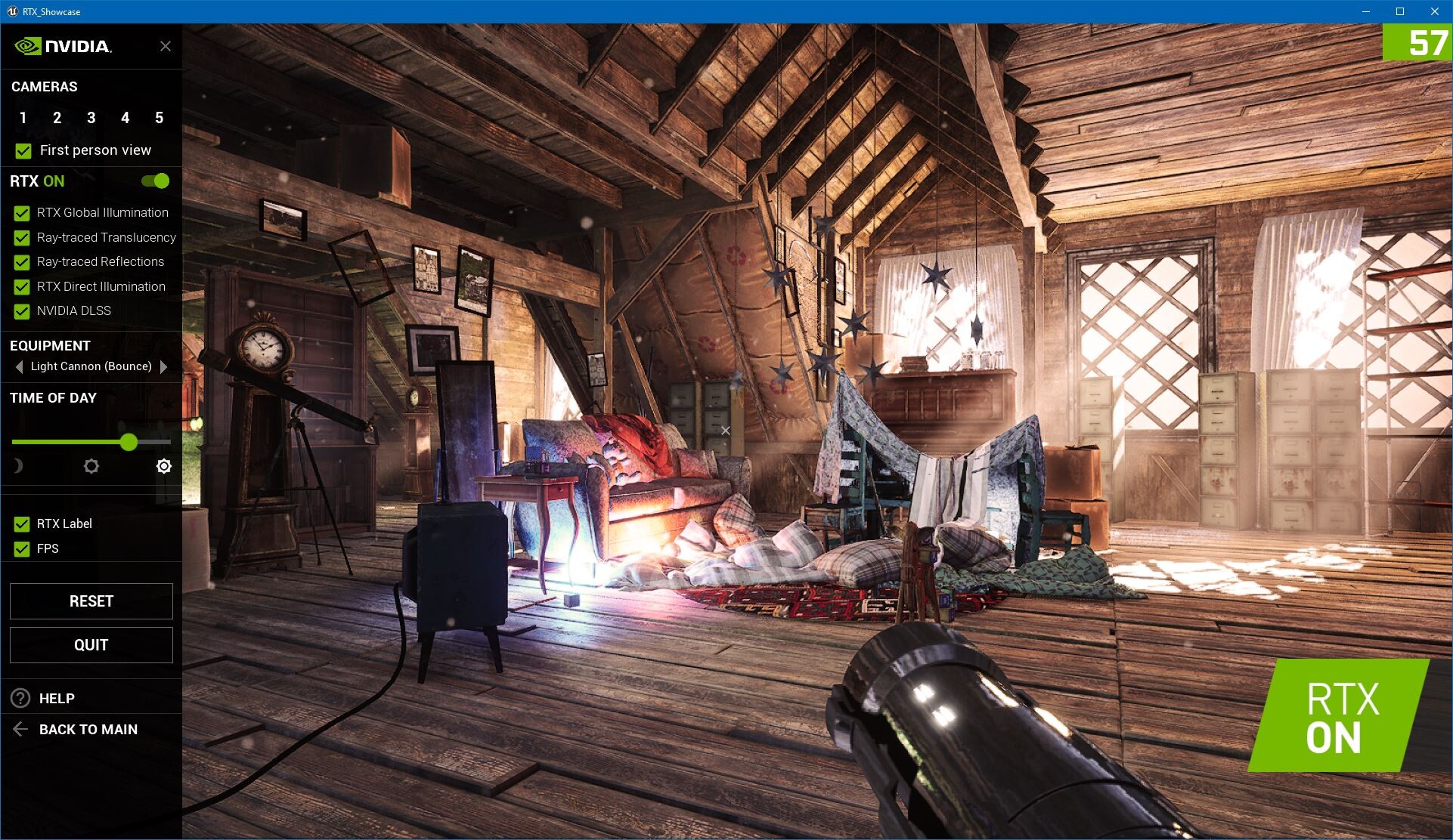 NVIDIA تطلق العرض التفاعلي "Attic" RTX + DLSS لعرض تقنياتها بشكل أوضح