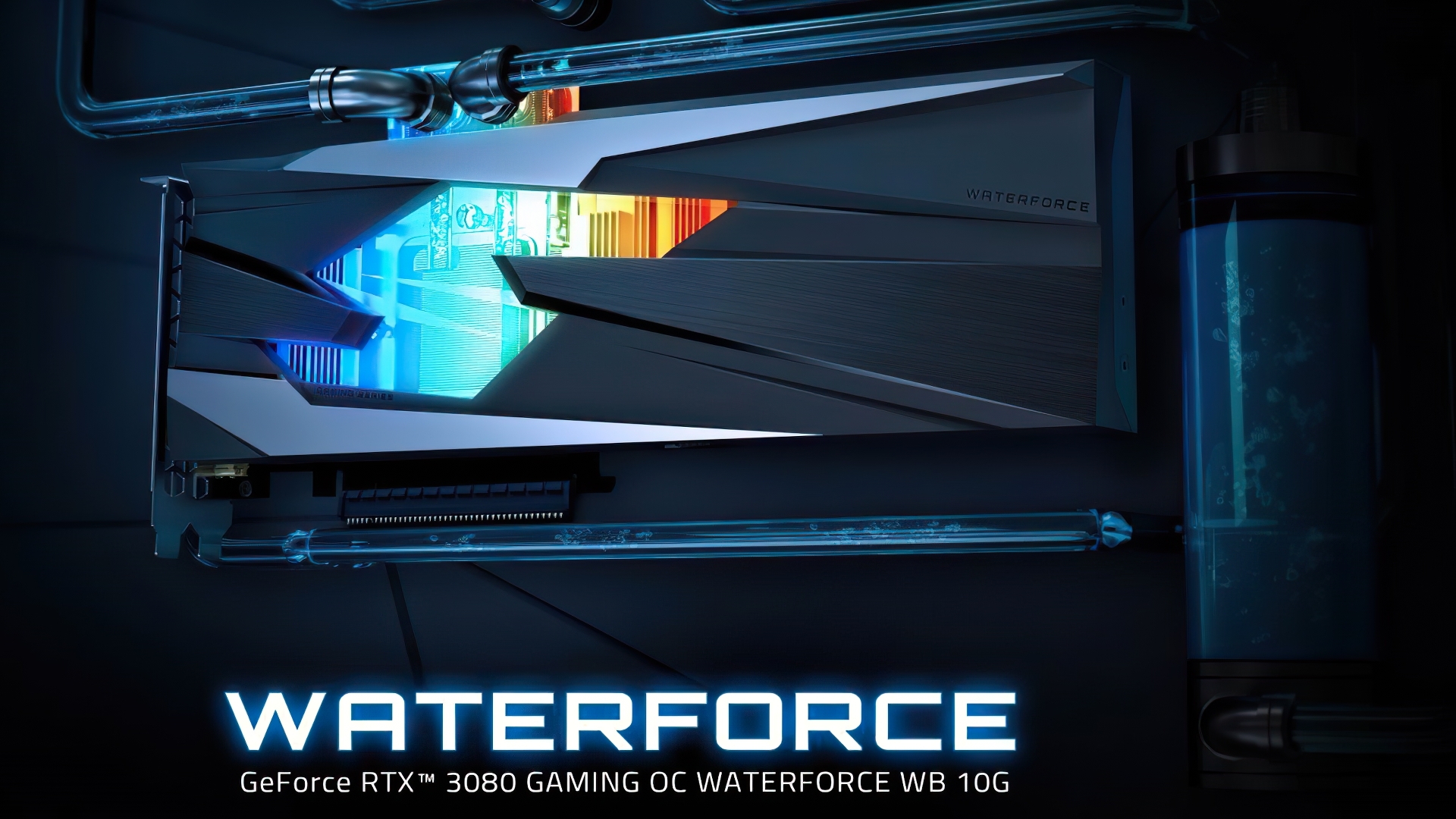 شركة GIGABYTE تعلن عن البطاقة الرسومية RTX 3080 GAMING OC WATERFORCE