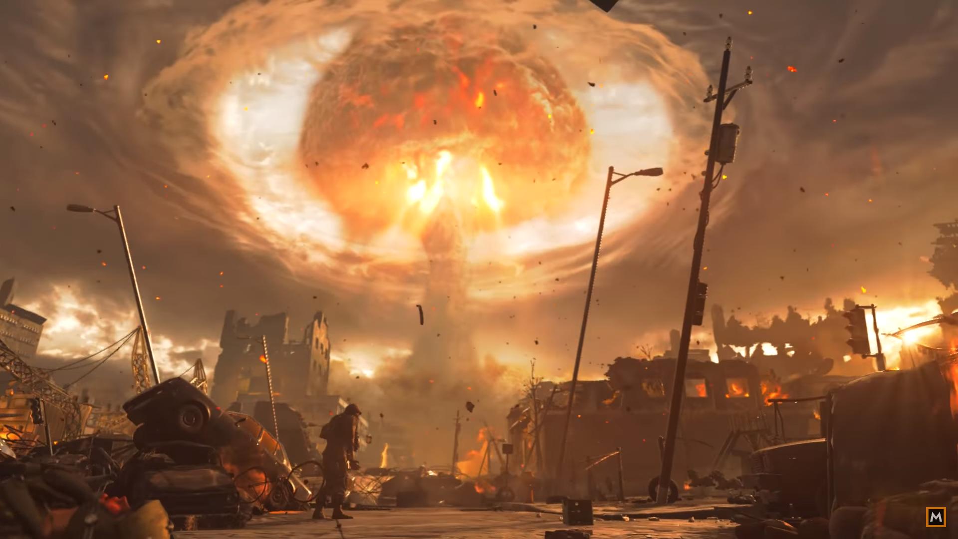 انتهى كل شيء..شاهد تدمير الـ NUKE الشامل لخريطة Verdansk!!