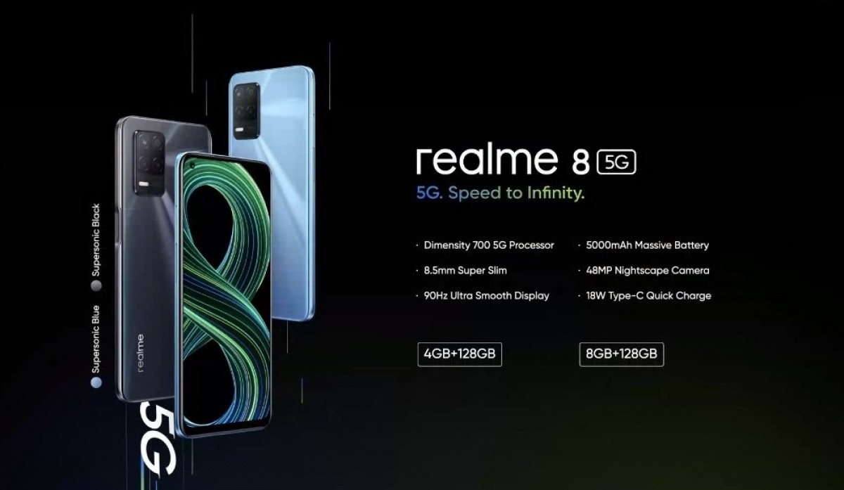 الكشف عن Realme 8 5G بمواصفات جديدة كلياً وإطلاقه عالمياً