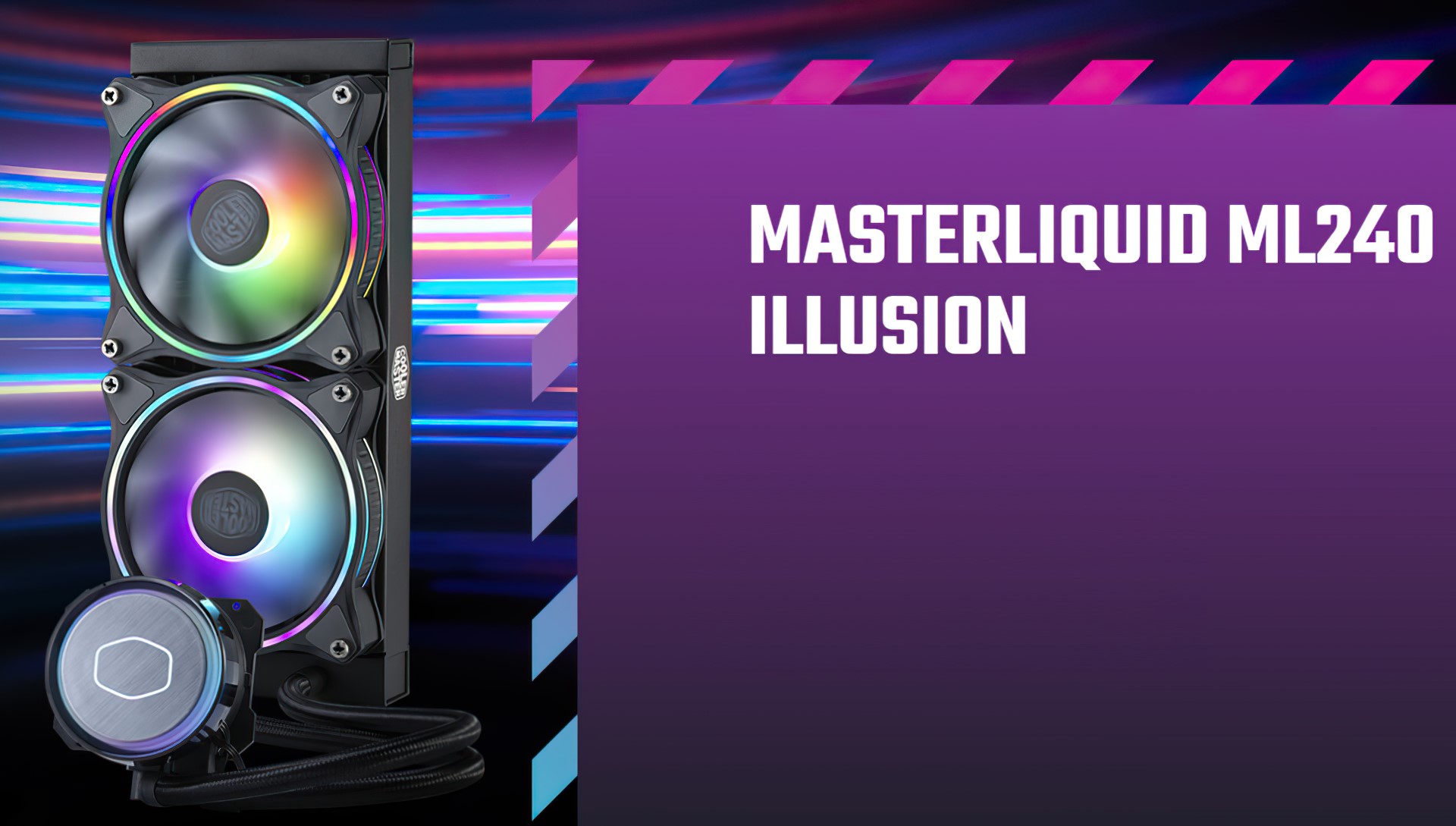شركة Cooler Master تعلن عن سلسلة مبردات MasterL Liquid Illusion AIO