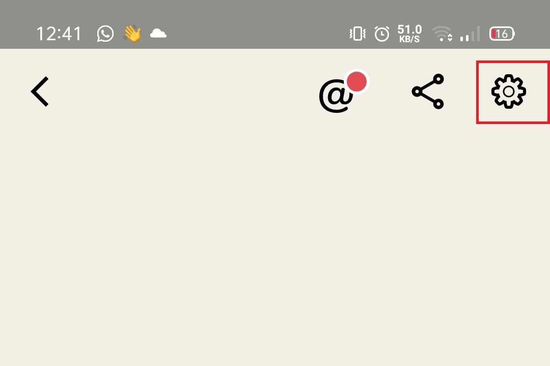 قم بفتح الإعدادات.