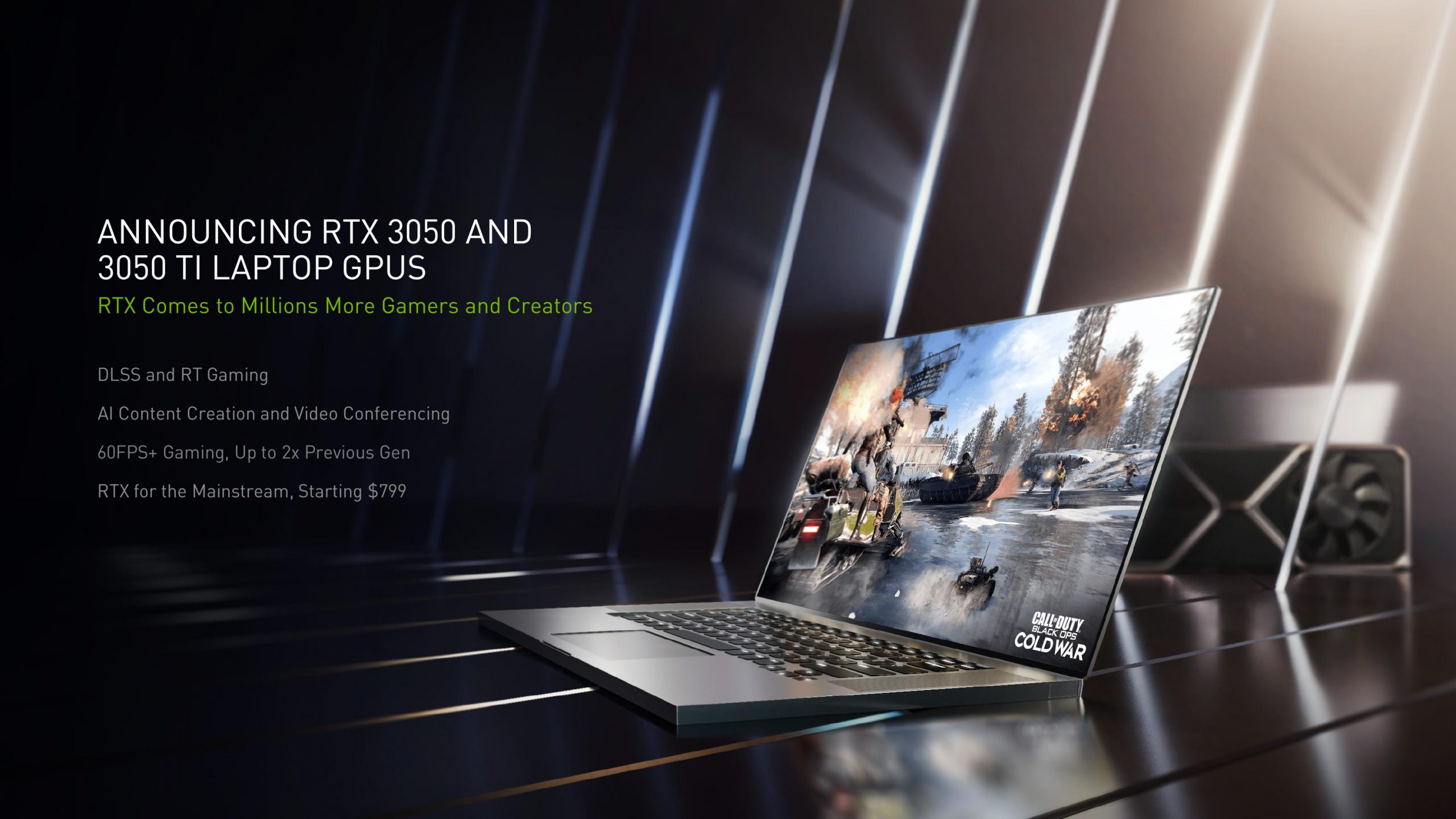 NVIDIA تطلق بطاقات GeForce RTX 3050 و3050 Ti بشكل رسمي اليوم!