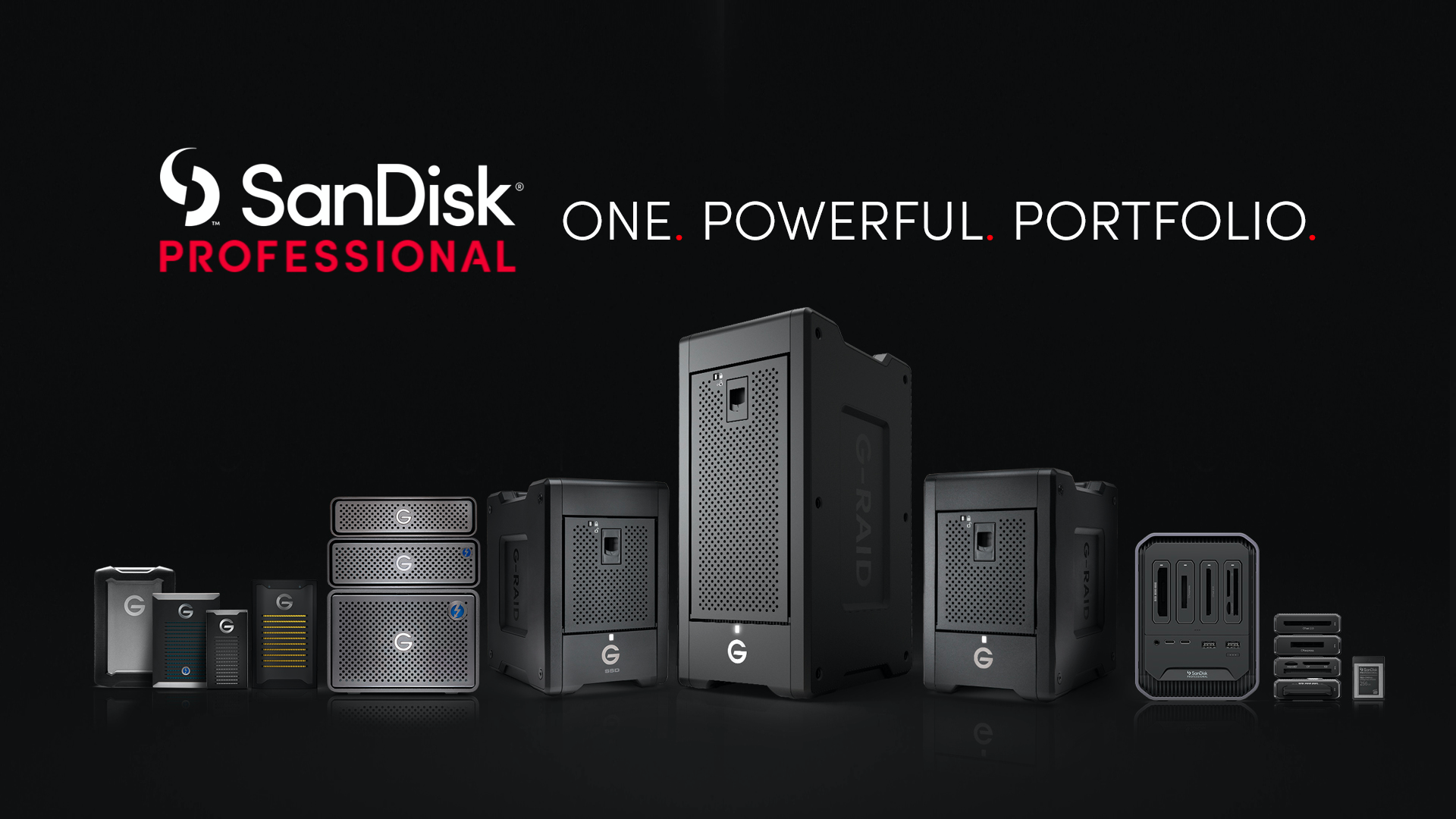 خط منتجات SanDisk Professional يصل من WD لخدمة صناع المحتوى المحترفين