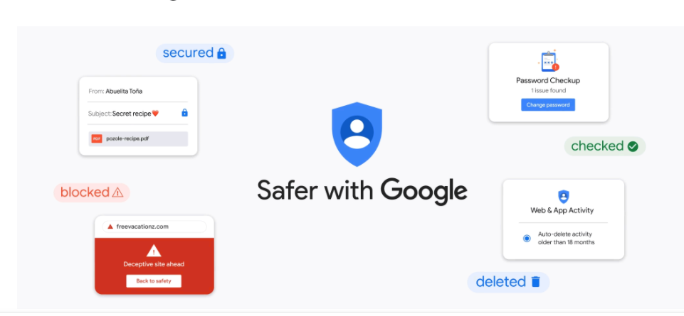 جوجل تعلن عن ميزات جديدة للحفاظ على الخصوصية
