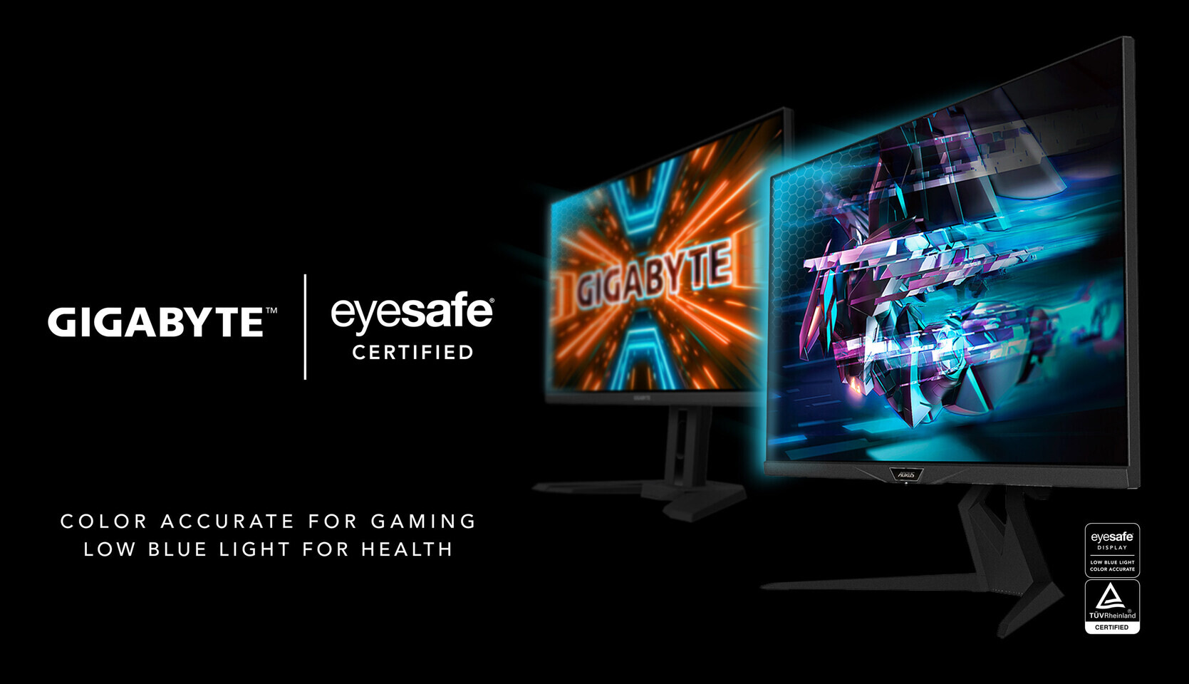 Computex21: الكشف عن أول شاشات Eyesafe للاعبين من GIGABYTE