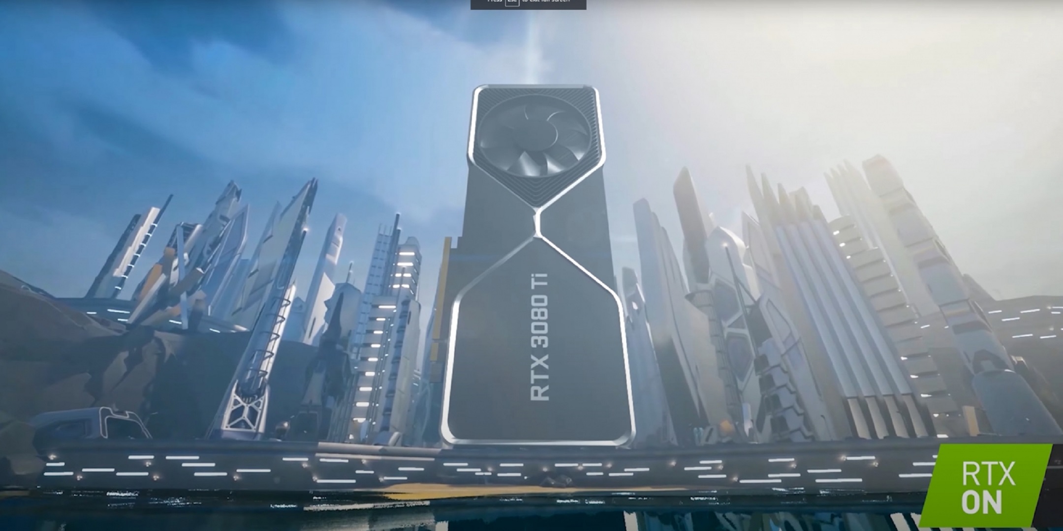 بطاقة NVIDIA RTX 3080 Ti تظهر في Fortnite في خريطة جديدة!