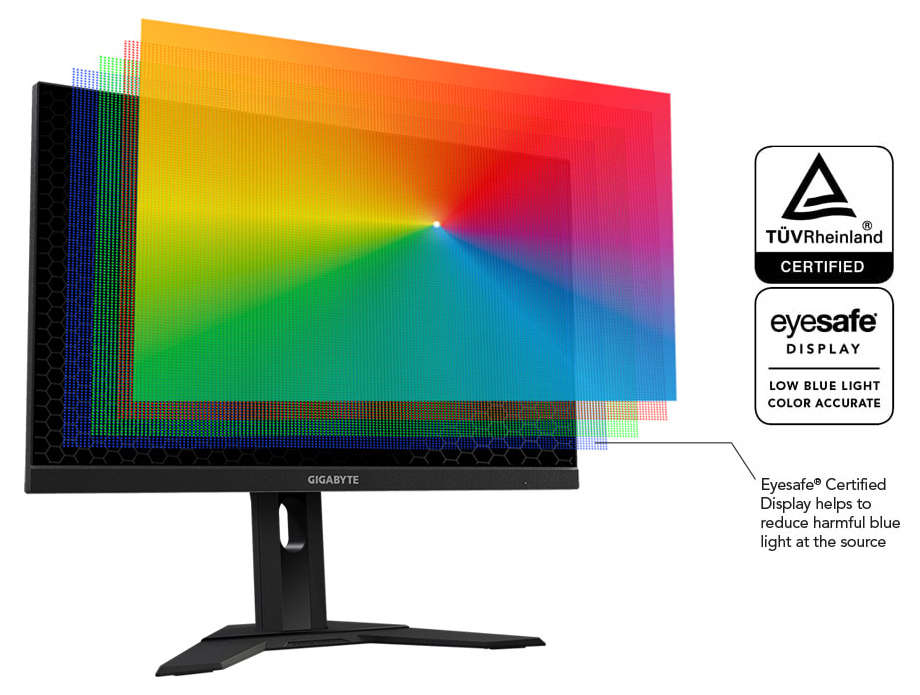 Computex21: الكشف عن أول شاشات Eyesafe للاعبين من GIGABYTE