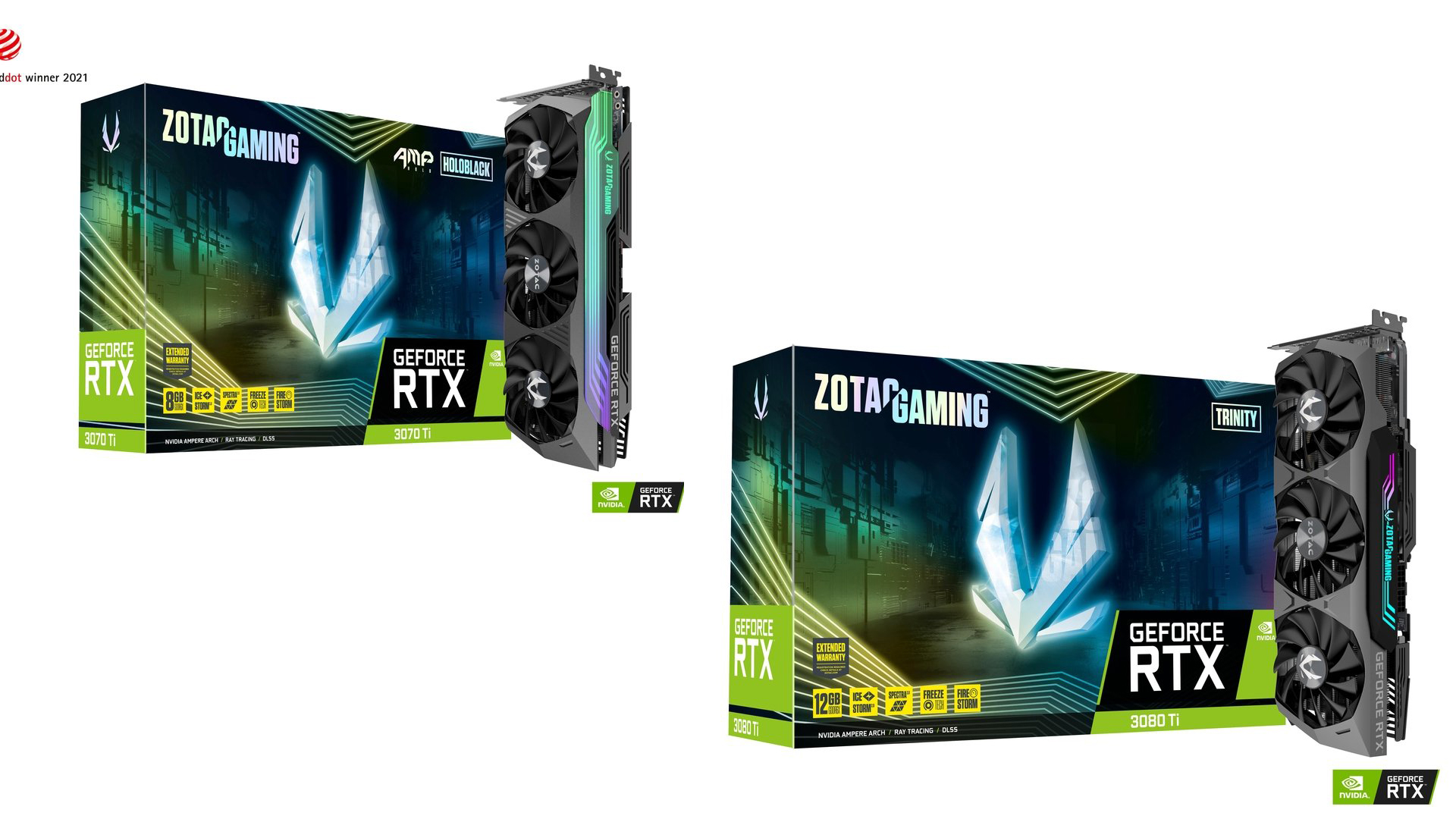 Computex21: سبعة إصدارات جديدة لبطاقة RTX 3080 Ti/3070 Ti من ZOTAC