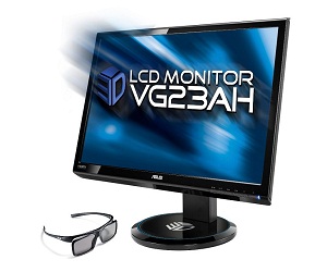 أسوس تقدم الشاشة ثلاثية الأبعاد VG23AH المصنعة ب IPS Panel و بتقنية LED