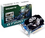 Gigabyte تعد بطاقة GeForce GT 220 منخفضة التردد و بنظام تبريد غير قياسي
