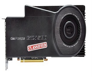 EVGA تعلن بشكل غير رسمي عن الشكل النهائى للبطاقة GTX580 Classified