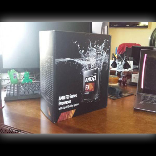 AMD تثير حماس محبي معالجات FX بعرضها لعلبة معالج مركزي جديد متضمن حلول تبريد مائي