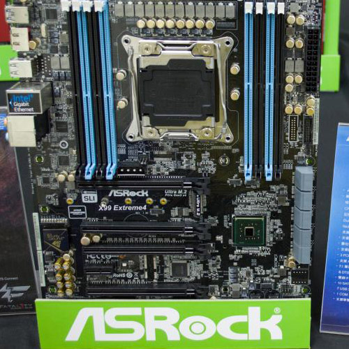 اللوحة الأم الجديدة ASRock X99 Extreme4 اول لوحة بالعالم متوافقة بشكل كامل مع نظام تشغيل W8.1