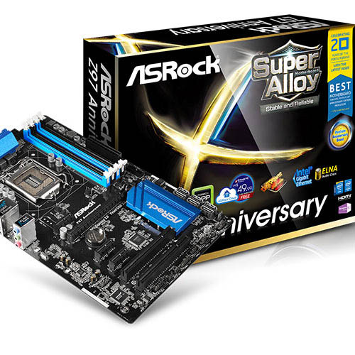 ASRock تقدم لوحتيها الجديدتين Z97 Anniversary و Z97M Anniversary