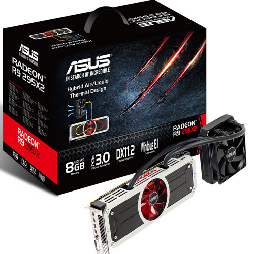 صور بطاقة R9 295X2 من ASUS