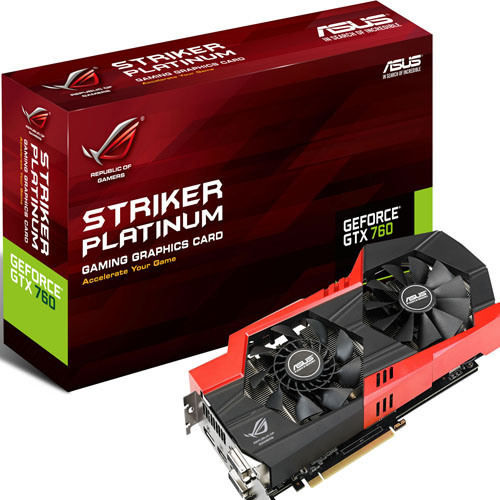 تعرف على بطاقة ASUS Striker GTX 760 Platinum القادمة من فئة بطاقات ROG المشهورة