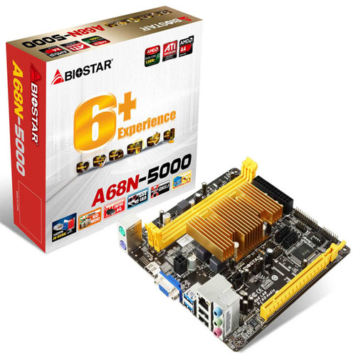 BIOSTAR تقدم لوحتها الجديدة A68N-5000