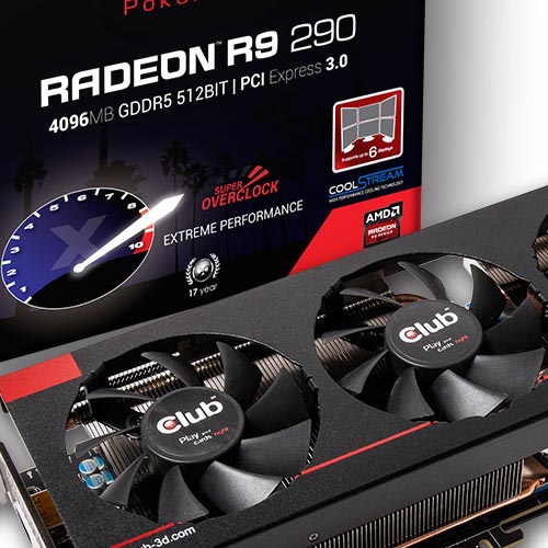 Club 3D تقدم بطاقتيها الرسومية الإحترافية من سلسلة R9 290