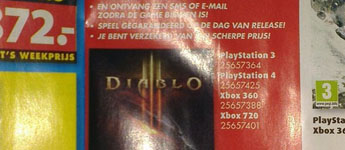 أحد المتاجر يؤكد علي اصدار لعبة Diablo 3 الي أجهزة Xbox 360 و Xbox One