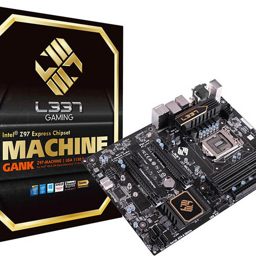 ECS تقدم لوحتها الأم الجديدة Z97-MACHINE الموجهة للاعبين