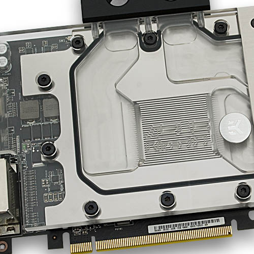 خيارات أخرى لتبريد البطاقة الإحترافية ASUS R9 290X DirectCU II من EK