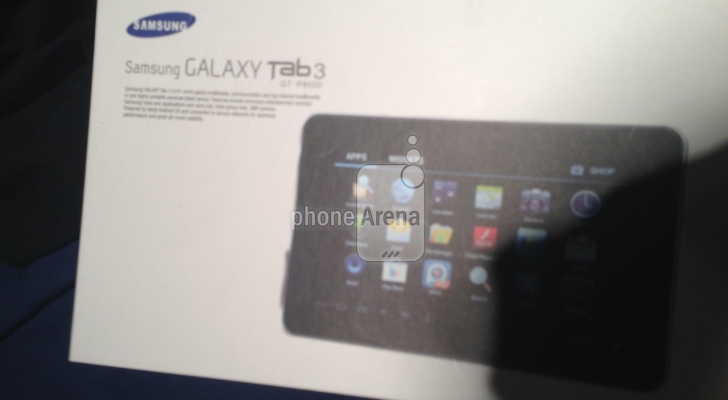 ظهور أول صور حقيقية للجهاز اللوحي القادم Samsung Galaxy Tab 3 قبل إقامة معرض MWC 2013