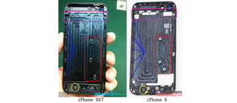 تسريب أولى الصور الخاصة بغطاء هاتف iPhone 5S الخلفي