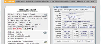 جيجابايت تقوم بتحطيم الرقم القياسي بسُرعة تردُد مُعالجات AMD Trinity APU