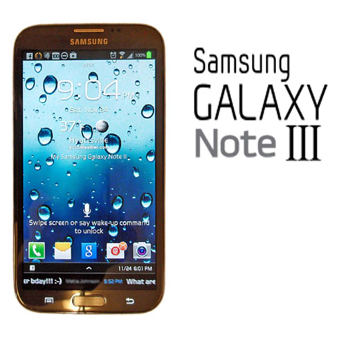 Galaxy Note III سيتم البدء في شحنه في شهر سبتمبر