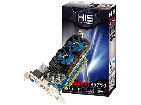 HIS تعلن عن بطاقة HD 7750 iCooler