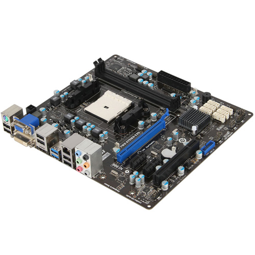 مراجعة للَّوحة الإقتصادية MSI FM2-A75MA ومعالج A4-6300