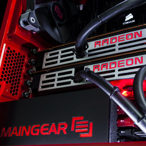 شركة MAINGEAR تضيف البطاقة الرسومية AMD Radeon R9 295X2 لعروض حواسبها المكتبية الإحترافية