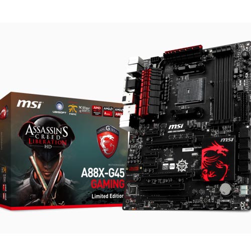 وحدة المعالج المسرع AMD A10-7850K يكسر حاجز 6GHz بفضل لوحة MSI A88X-G45 GAMING