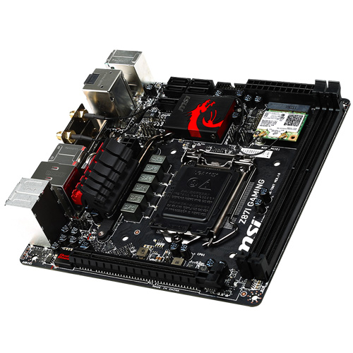 مراجعة اللوحة الرئيسية MSI Z87I Gaming AC