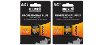 Maxell تُعلن عن اطلاق سلسلة بطاقات ذاكرة جديدة Professional Plus