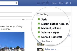 فيسبوك يبدأ في تجربة Trending Now كما في تويتر