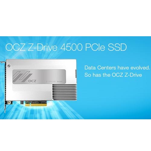 OCZ تقدم سلسلة محركات الأقراص الحالة الصلبة Z-Drive 4500 PCI Express SSD